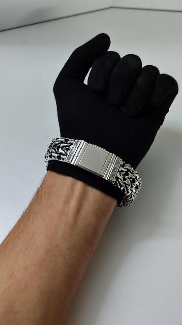 Серебряные браслеты: Мужской браслет-Император Браслет "Император" Серебро 925 проба Вес — 9