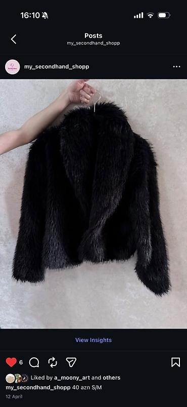 Üst geyimi: Qara süni kürk jaket - Rəng: klassik qara - Material: yumşaq süni — 1