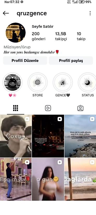 whatsapp ıs qrupları: Instagram səhifəsi satılır – “qruzgence” Xüsusiyyətlər: - Kateqoriya — 1