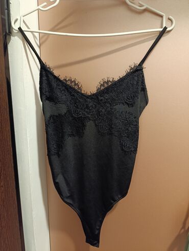 Bodi: Zara, S (EU 36), Saten, bоја - Crna — 3