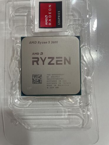 процессор и монитор: Процессор, Б/у, AMD Ryzen 5, 6 ядер, Для ПК