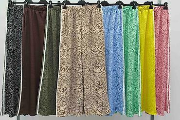 Pantalone: Ženske široke pantalone sa leopard printom - Kroj: široke nogavice — 10