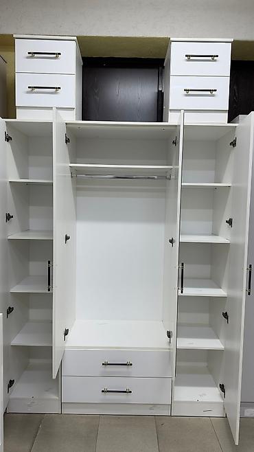 Спальные гарнитуры: Спальный гарнитур, Новый, Двуспальная кровать, Шкаф, Комод, ДСП, Бесплатная доставка — 5