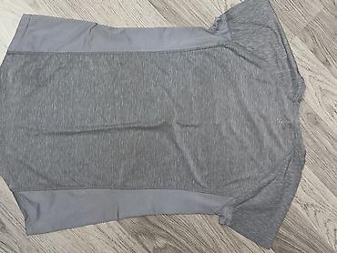 push up helanke: H&M Sport qadın idman köynəyi - Rəng: boz (melanj effektli) - — 4