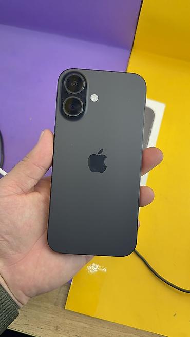 Apple iPhone: IPhone 16, Б/у, 128 ГБ, Коробка, 93 % — 1