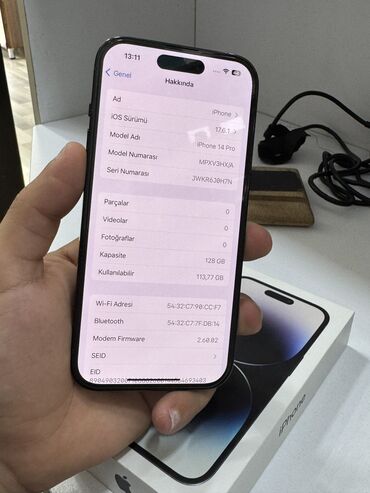 iphone 14 islenmis: IPhone 14 Pro, Zəmanət, Simsiz şarj, Face ID