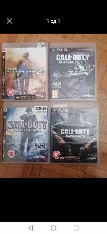 polovni sony 3: CALL DUTY za ps3