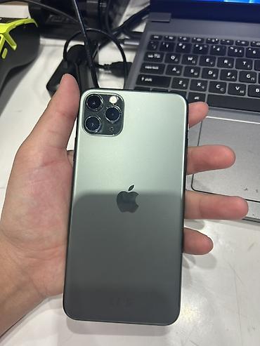 IPhone 11 Pro, Б/у, 256 ГБ, Matte Midnight Green, Защитное стекло, 88 %