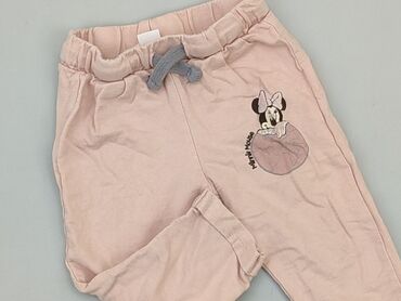 kombinezon hm czarny: Sweatpants, Disney, 12-18 months, condition - Good