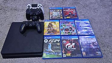 marvel avengers: PS4 Slim oyun seti Komplekt: - PlayStation 4 Slim konsolu (qara) - 3 — 1