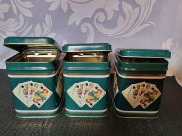 Kuhinjski setovi: Kutije vintaz metalne za caj i ostalo. Vintaz kutije za caj i — 7