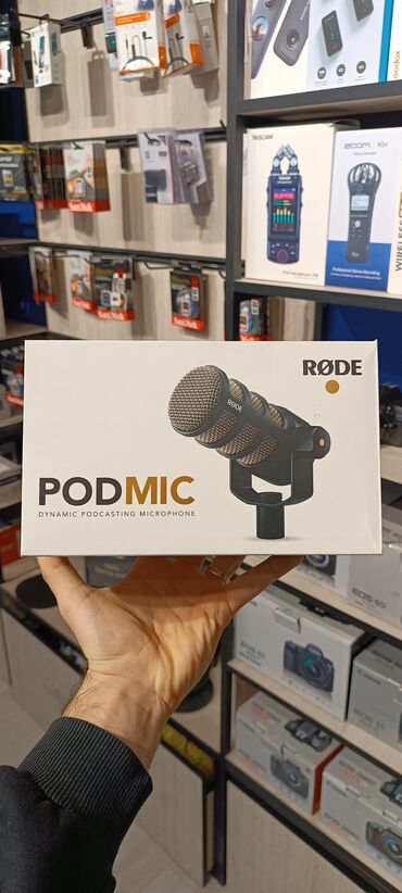Объективы и фильтры: Rode Micraphone ( Podcast Microphone )