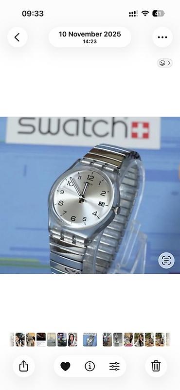 Aksesuarlar: Swatch Originals kişi/qadın qol saatı - Korpus: şəffaf polikarbonat - — 1