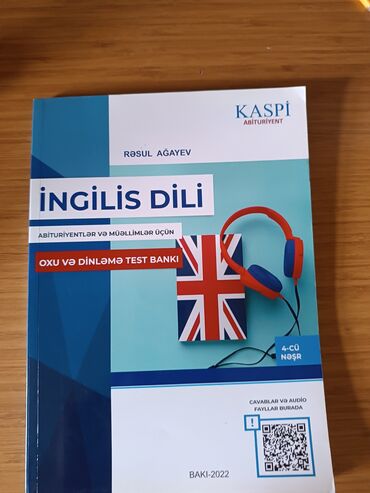 ovulyasiya testi qiyməti: Kaspi, Ingilis dili, oxu və dinləmə test bankı