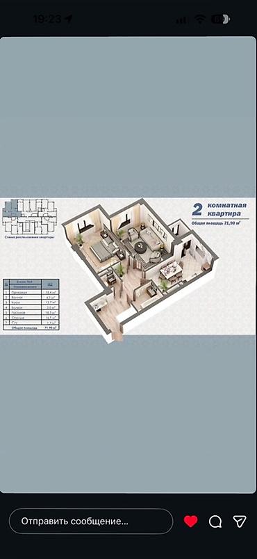 купить квартиры: 2‑комнатная квартира в современном жилом комплексе Планировка и — 2