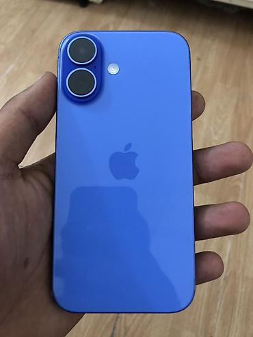 iphone 11 batareya: IPhone 16, 128 GB, Mavi, Face ID, Simsiz şarj — 2
