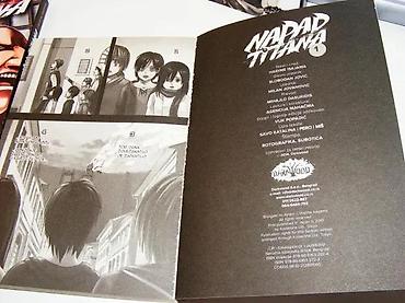 igrice 123: Napad Titana Hađime Isajama 1-5Izdavač: DarkwoodGodina izdanja: 2014 — 3