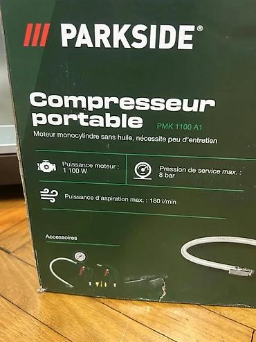 Kompresori za vazduh: PARKSIDE PMK 1100 A1 – prenosni kompresor - Električni prenosni — 9