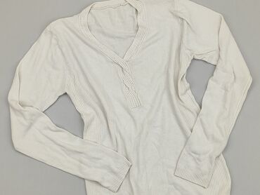 bluzki białe długi rekaw: Блуза жіноча, M, стан - Хороший