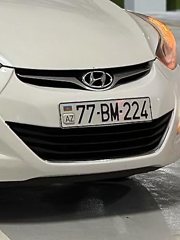 maşın buferi: Hyundai Elantra 2015 –ablisovka qara reng ön radiator barmaqlıgı 3 — 2