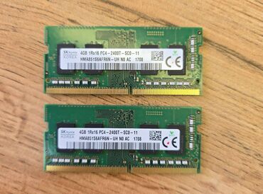 столики для ноутбука: Оперативдик эс-тутум, Колдонулган, Hynix, 8 ГБ, DDR4, 2400 МГц, Ноутбук үчүн