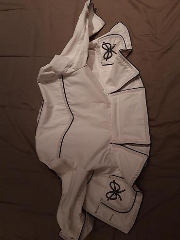 japanski biseri: Original kratka Dsquared2 jakna od kepera sa koznim detaljima — 5
