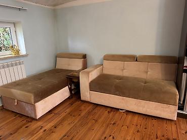 deri divanlar: Uqlavoy divan satilir birlesir yandan birbirine divan ikiye acilir — 1