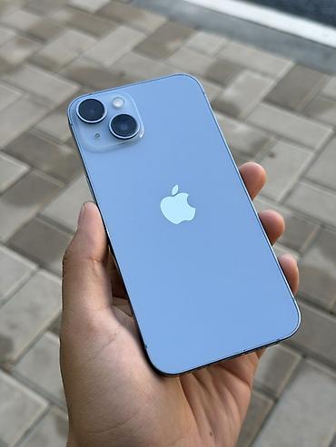1: IPhone 14, Б/у, 128 ГБ, Голубой, 100 % — 1