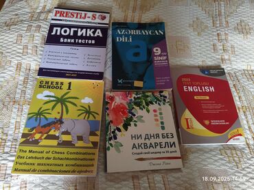 Tədris ədəbiyyatı: Təhsil və hobbi üçün müxtəlif kitablar dəsti Dəstənin tərkibi: -