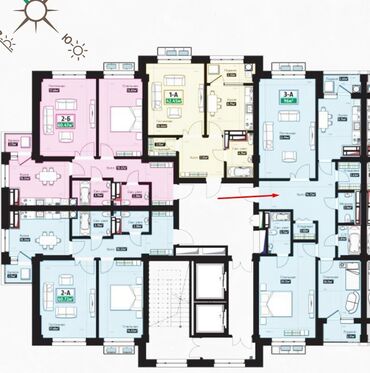 раздольное село: 3 комнаты, 96 м², Элитка, 11 этаж, ПСО (под самоотделку)