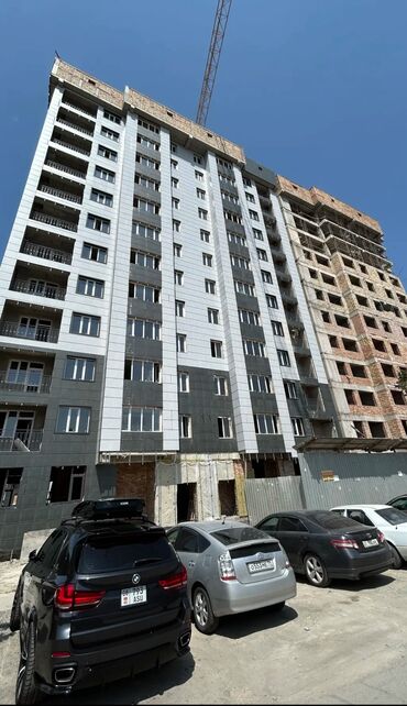 квартира с панорамными окнами: 1 бөлмө, 43 кв. м, Элитка, 8 кабат, ПСО (өзү оңдоп түзөтүп бүтүү үчүн)