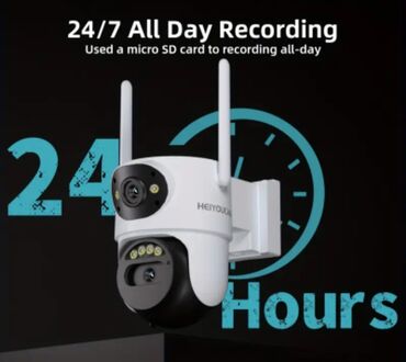 mini ses yazan: HEIYOUCAM 3MP Dual Lens açıq mühit üçün təhlükəsizlik kamerası - İki