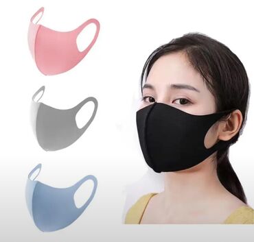 Маски медицинские: Многоразовая губчатая маска для лица