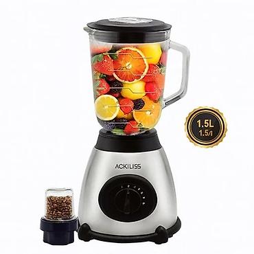 meyve blender: Ackiliss ACL-96855 Çoxfunksiyalı Şüşə Kasalı Stasionar Masaüstü — 1