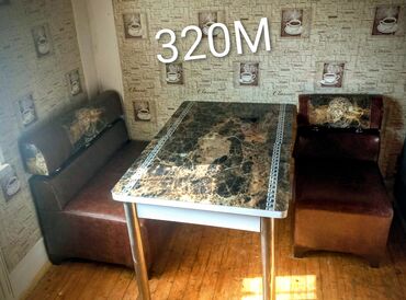 en gozel metbex perdeleri: Для кухни, Б/у, Нераскладной, Прямоугольный стол