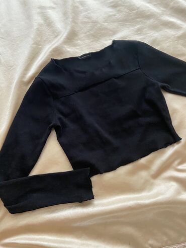 zhenskaya bluza s bantom: M (EU 38), цвет - Черный