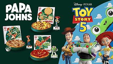 Oyuncaq fiqurlar: ALIRAM!!!PAPA JOHN’S x Disney•Pixar Toy Story 5 kolleksiyası - — 1