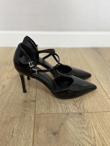 stud 5000: Лодочки на шпильке, черные, лаковые 🖤 Продам женственные туфли на — 2