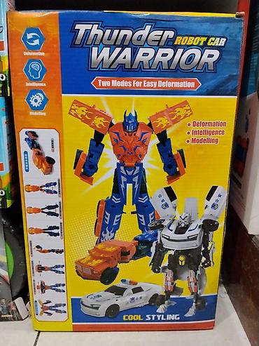робот vector: Игрушка-трансформер Thunder Robot Car Warrior - Серия: Thunder — 1