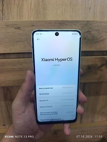 Redmi, Redmi Note 13, Б/у, 128 ГБ, цвет - Зеленый, 2 SIM at lalafo.kg Redmi, Redmi Note 13, Б/у, 128 ГБ, цвет - Зеленый, 2 SIM