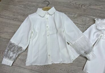 одежда для беременных женщин: Школьная форма, цвет - Белый, Новый
