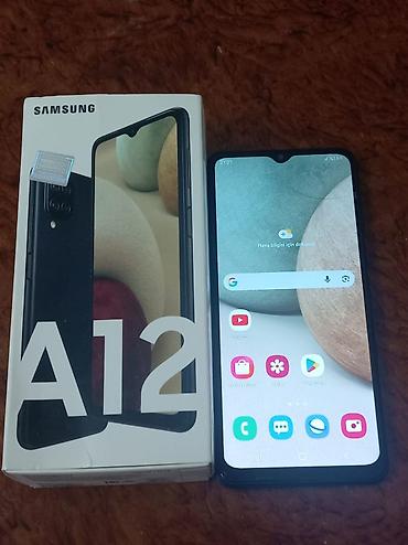 ucuz iphone 16 pro max: Samsung Galaxy A12, 64 GB, rəng - Qara, İki sim kartlı — 1