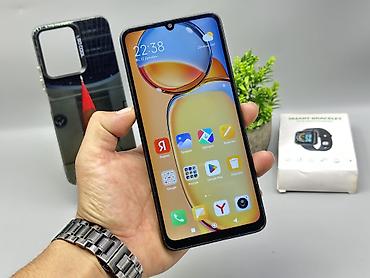 honor x6c: Redmi, Redmi 13C, Б/у, 256 ГБ, цвет - Черный, 2 SIM — 3