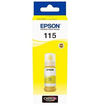 termo printer: Epson 115 YE C13T07D44A Yellow Original EcoTank Mürəkkəb Şüşəsi — — 1