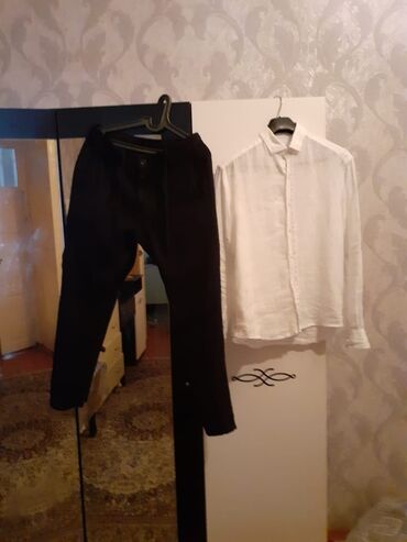 kisi pencek modelleri: Рубашка Massimo Dutti, XL (EU 42), цвет - Черный