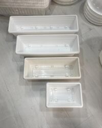 Bitkilər üçün dibçəklər: Dipçək Asılqan – Balkon üçün Ağ Rəngdə Balkon və pəncərə üçün ideal -da lalafo.az — 4 Bitkilər üçün dibçəklər: Dipçək Asılqan – Balkon üçün Ağ Rəngdə Balkon və pəncərə üçün ideal — 4