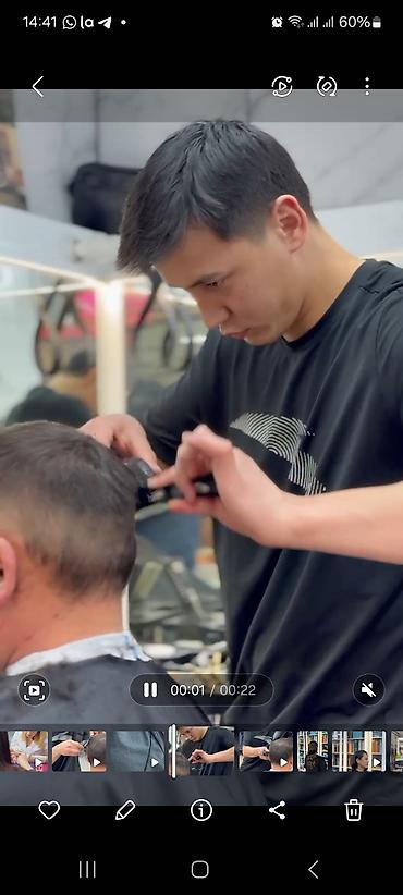 Парикмахеры: Парикмахер Мужские стрижки. Процент. Ошский рынок / базар — 9