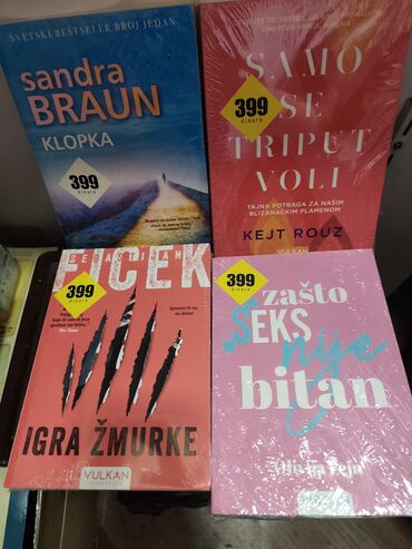 Knjige i stripovi: Naslov: Knjige – razni naslovi (beletristika, romani, trileri) Opis — 14