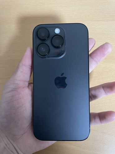 кнопочный айфон 14: IPhone 14 Pro, Б/у, 256 ГБ, Black Titanium, Коробка, 86 %