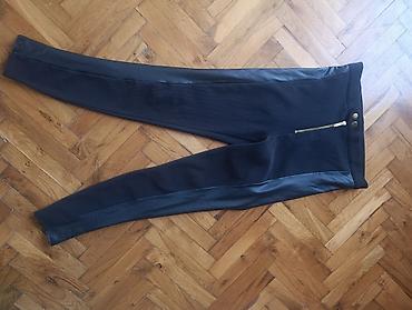 tasne mona: RIVER ISLAND ženske pantalone/leggins crne boje - Model: uske — 4